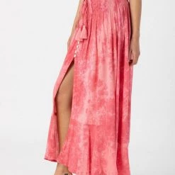 Tiare Hawaii Dakota Skirt - Batik Dot Guava Skirts