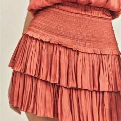 Bottoms Reset By Jane Amore Tiered Skirt