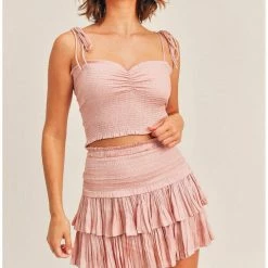 Bottoms Reset By Jane Amore Tiered Skirt