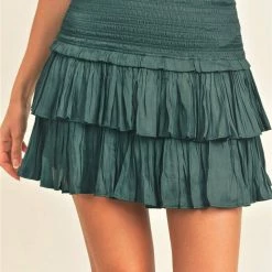 Bottoms Reset By Jane Amore Tiered Skirt