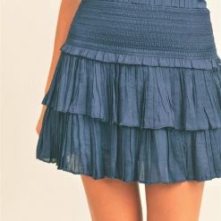 Bottoms Reset By Jane Amore Tiered Skirt