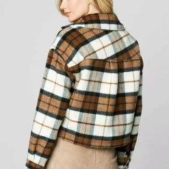 Blank NYC All The Best Crop Shacket Jackets