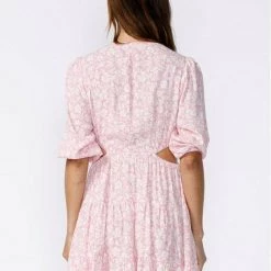 Sky To Moon Long Sleeve Side Cutout Mini Dress Dresses