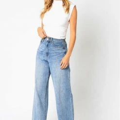 Olivaceous Mock Neck Cap Sleeve Top