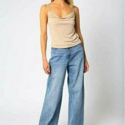 Tops Olivaceous Karina Drape Front Cami