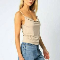 Tops Olivaceous Karina Drape Front Cami