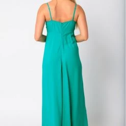 Olivaceous Stevie Tie Front Maxi Dress
