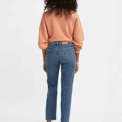 Bottoms Levi's 501 Original Fit Cropped Jean - Salsa Middle