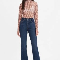 Bottoms Levi's Ribcage Bootcut - Turn Up