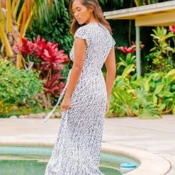 Dresses XIX Palms Wrap Maxi Dress - Siesta Key