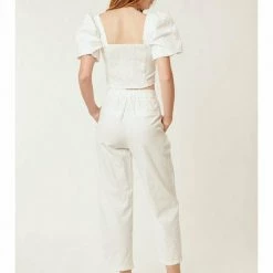 Deluc Clothing Deluc Doja Puff Sleeve Crop Top Tops