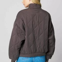 Jackets Blank NYC Quilted Bomber Jacket - Moonless Night