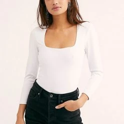 Tops Free People Truth Or Square Bodysuit