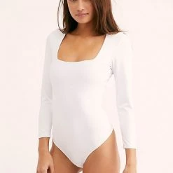 Tops Free People Truth Or Square Bodysuit