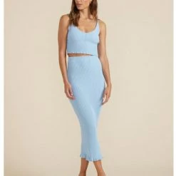 Tops Mink Pink Cyprus Knit Crop Top