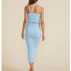 Tops Mink Pink Cyprus Knit Crop Top