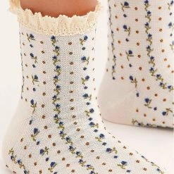 Free People Rosebud Waffle Knit Sock Gifts