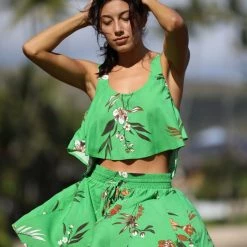 Tops XIX Palms Hana Crop Tank