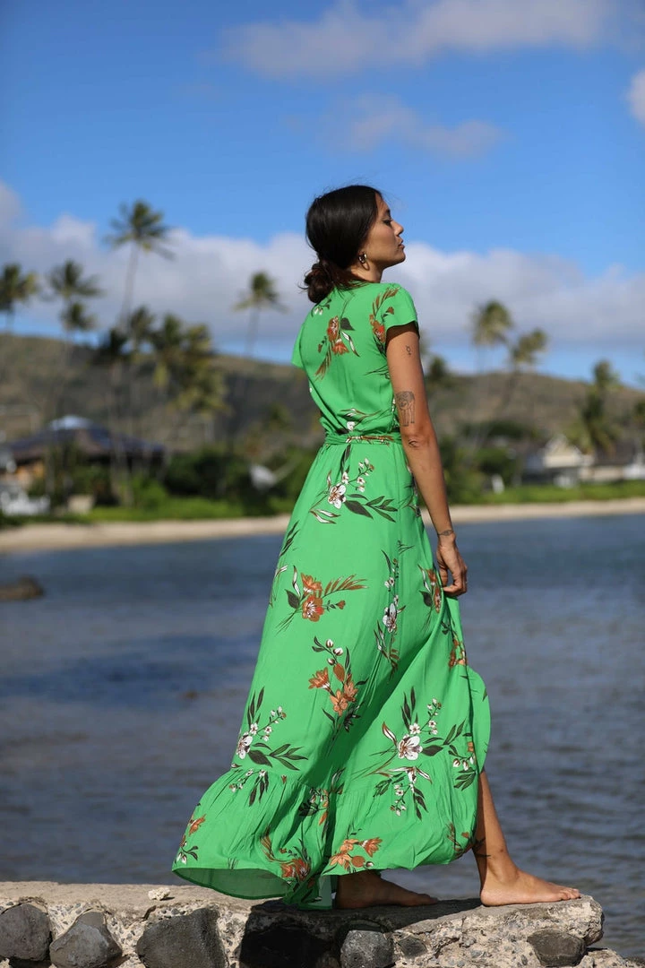 Dresses XIX Palms Hana Wrap Maxi Dress 4 Dresses XIX Palms Hana Wrap Maxi Dress