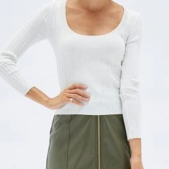 Mink Pink Kerman Long Sleeve Knit Top