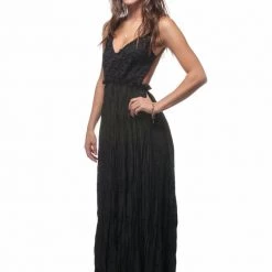 Olivaceous Ethereal Maxi Dress