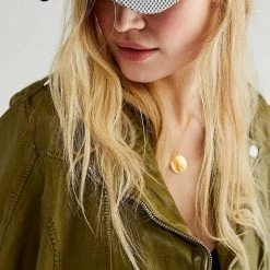 Mauritius Wild Leather Jacket - Olive Oil Tops