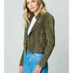 Blank NYC Run For It Suede Jacket Tops