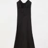 Deluc Clothing Dresses Deluc Nora Tie Maxi Dress In Black