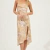 ASTR The Label ASTR Gaia Dress - Mustard Floral Dresses