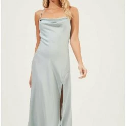 ASTR The Label ASTR Gaia Dress - Light Sage