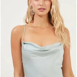 ASTR The Label ASTR Gaia Dress - Light Sage