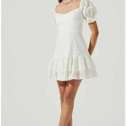 ASTR The Label ASTR Roseville Puff Sleeve Mini Dress