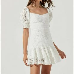 ASTR The Label ASTR Roseville Puff Sleeve Mini Dress