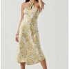 ASTR The Label ASTR Sandrine Floral Halter Midi Dress Dresses