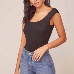 ASTR The Label Jessa Bodysuit Tops
