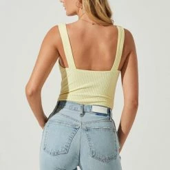 ASTR The Label ASTR Aria Bustier Bodysuit Lemon Tart 10 ASTR The Label ASTR Aria Bustier Bodysuit Lemon Tart