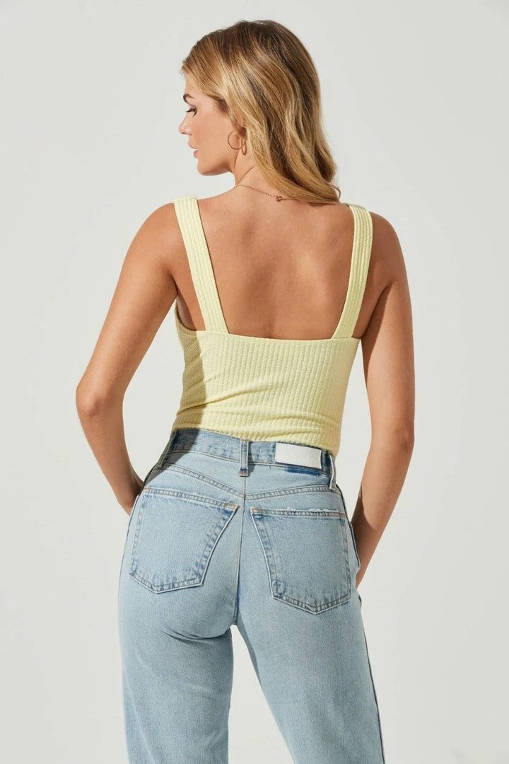 ASTR The Label ASTR Aria Bustier Bodysuit Lemon Tart 6 ASTR The Label ASTR Aria Bustier Bodysuit Lemon Tart