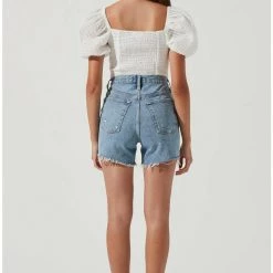 ASTR The Label Tops ASTR Daydreamer Sweetheart Puff Sleeve Top