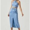 ASTR The Label ASTR Robin Waist Tie Midi Skirt Bottoms