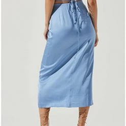 ASTR The Label ASTR Robin Waist Tie Midi Skirt Bottoms
