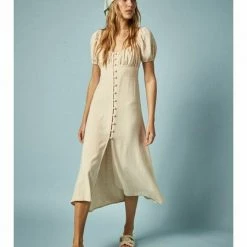 Deluc Clothing Deluc Ariel Midi Dress - Jade Dresses