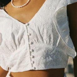 Amuse Society Comilla Woven Top Tops