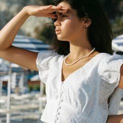 Amuse Society Comilla Woven Top Tops