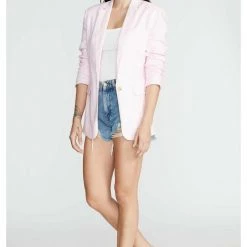 Tops BB Dakota Linen On The Edge Jacket