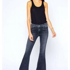 Black Orchid Chrissy Kick Flare In Easy Rider Bottoms