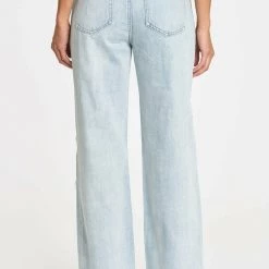 Bottoms Pistola Bobbie High Rise Wide - Encinitas Distressed