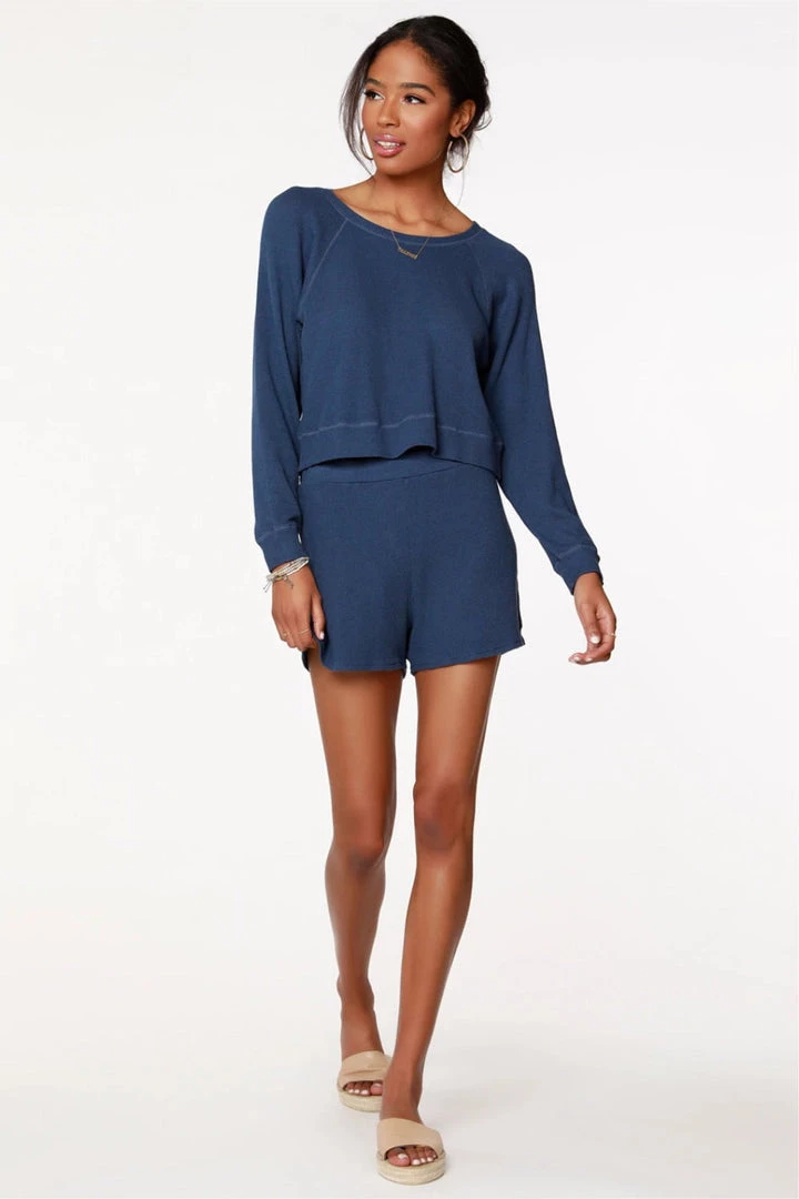 Bobi Waffle Dolphin Shorts Bottoms 4 Bobi Waffle Dolphin Shorts Bottoms