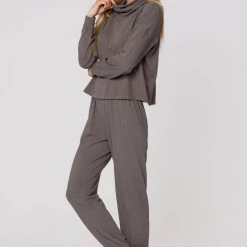 Bobi Elastic Waist Jogger - Citron Bottoms