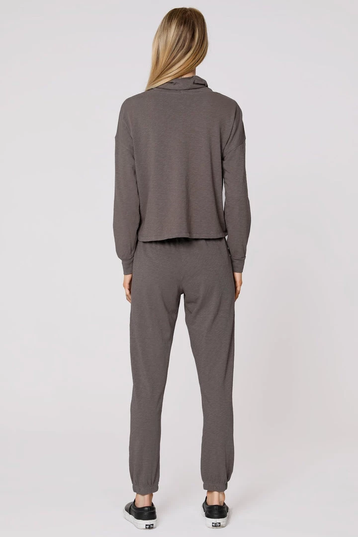 Bobi Elastic Waist Jogger - Citron Bottoms 5 Bobi Elastic Waist Jogger - Citron Bottoms