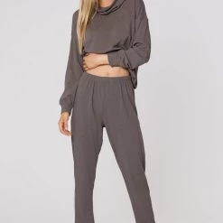 Bobi Elastic Waist Jogger - Citron Bottoms 9 Bobi Elastic Waist Jogger - Citron Bottoms